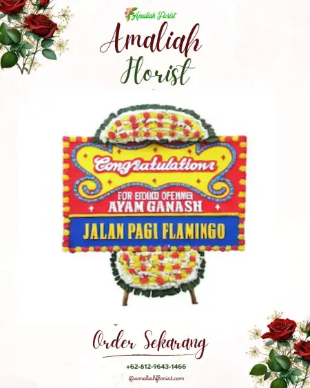 Sewa Papan Bunga Majegan
